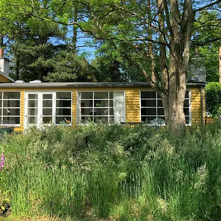 Yellow Summer House With Character And Tranquility Hornbaek
