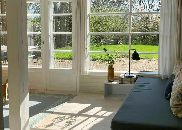 Yellow Summer House With Character And Tranquility Hornbaek