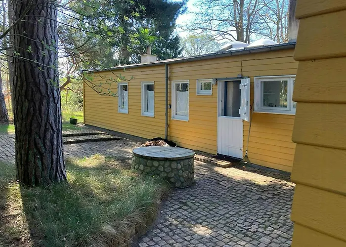 Yellow Summer House With Character And Tranquility Hornbaek